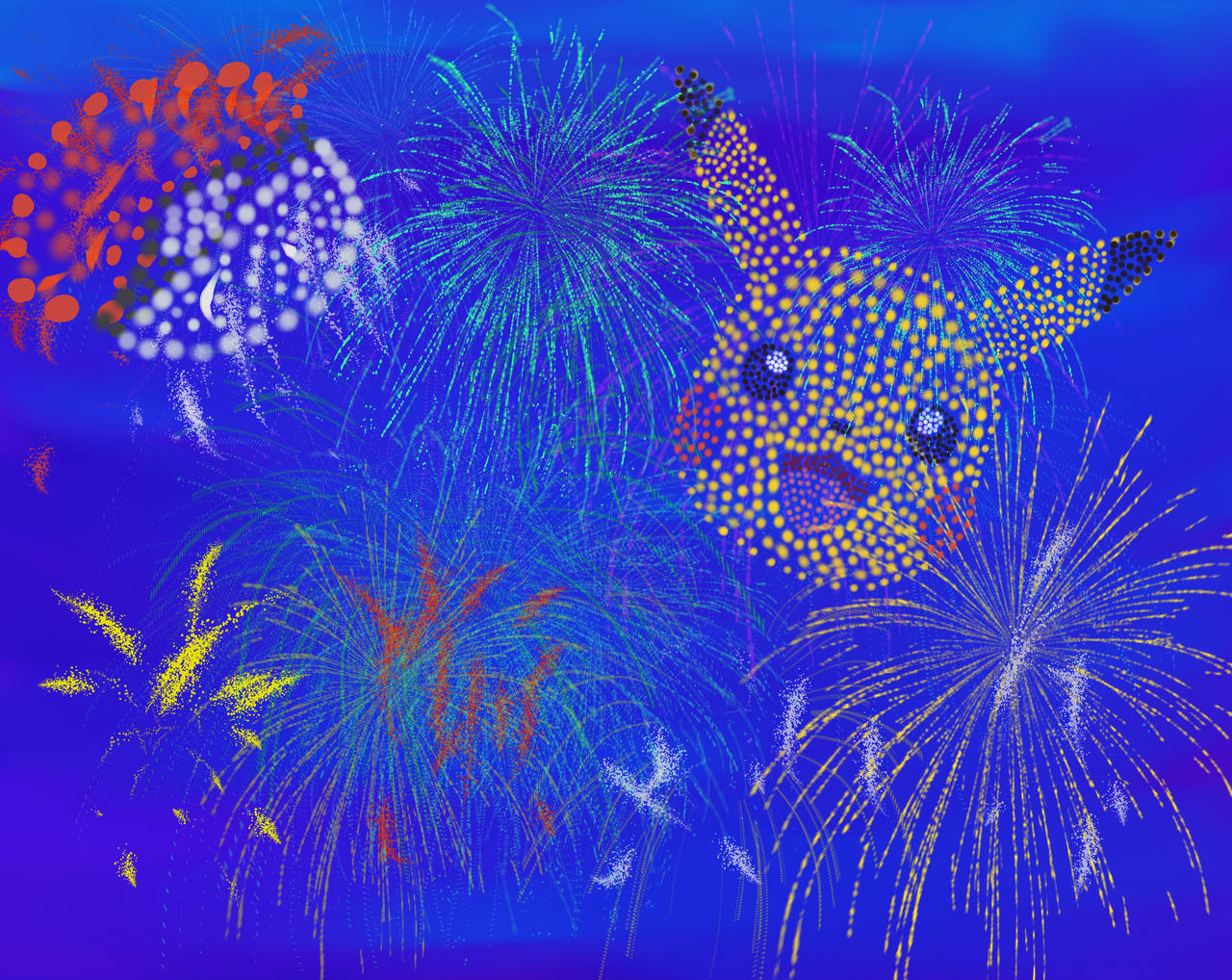 Fireworks Deviantart Pokemon Fireworks Spectacular by saiboro2 on DeviantArt
