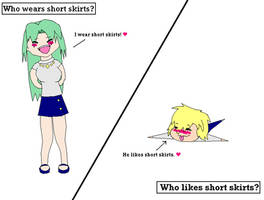 Shion's Short Skirt