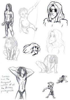 Tarzan Doodles