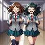 Izumi and Ochaco becoming BFFS! (Deku TG) 2