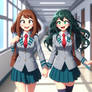 Izumi and Ochaco becoming BFFs! (Deku TG) 6