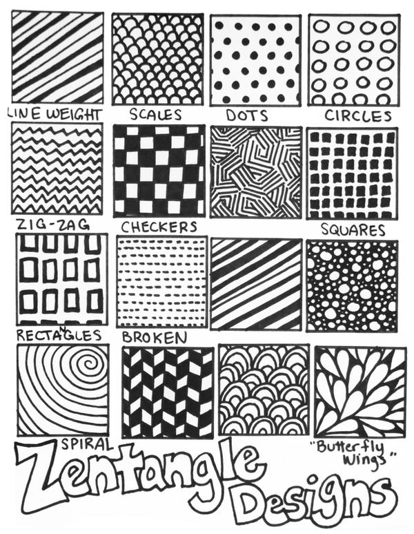 Inspired By Zentangle: Patterns and Starter Pages of 2022
