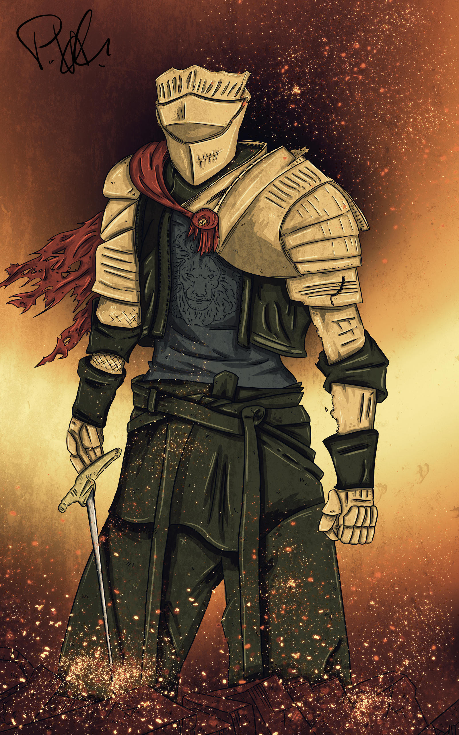 Dark Souls III Knight - Fanart by HelloBipo on DeviantArt