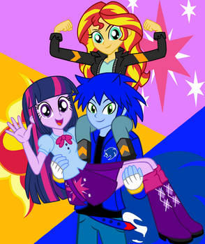 Prince Sonic the Hedgehog: The Equestrian Trio