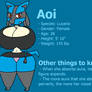 CM: Aoi the Lucario