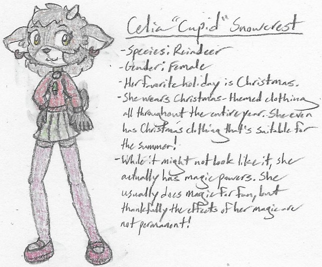 Celia ''Cupid'' Snowcrest the Reindeer