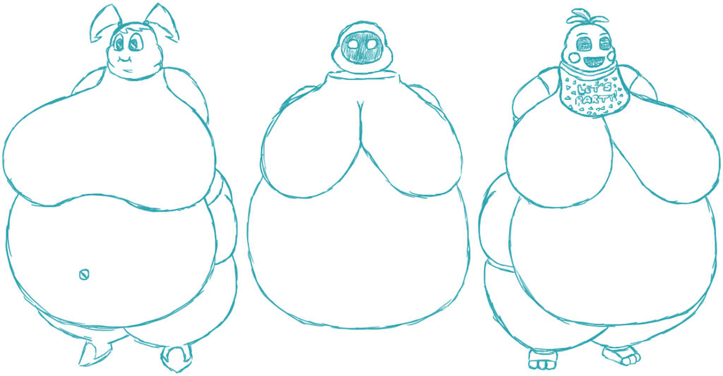 Fat Deviantart Robot AT: A Trio of Robot Fatties by Ambipucca on DeviantArt
