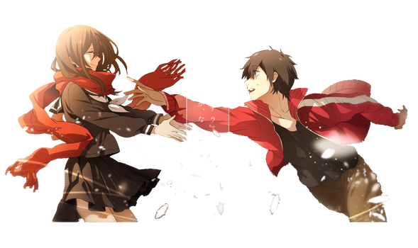 Kisaragi Shintaro and Tateyama Ayano Render