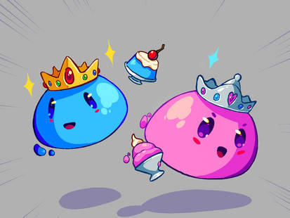 Prince And Princess Slime (Terraria)