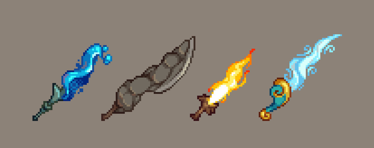 Elemental Sword Roc Elemental Swords by Rappenem on DeviantArt