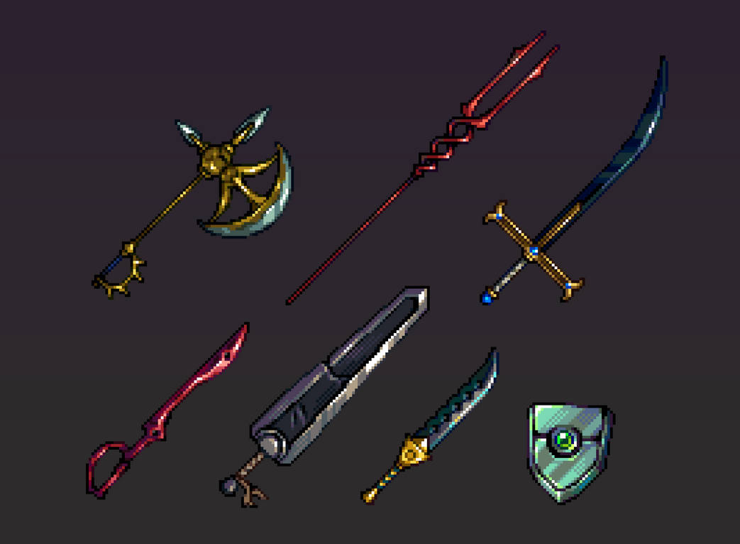 Anime Weapons by Rappenem on DeviantArt