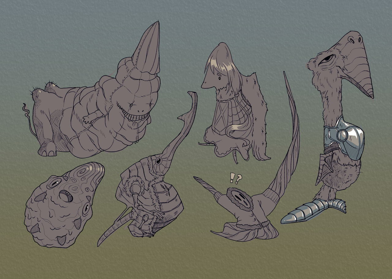 Creature Designs by Rappenem on DeviantArt