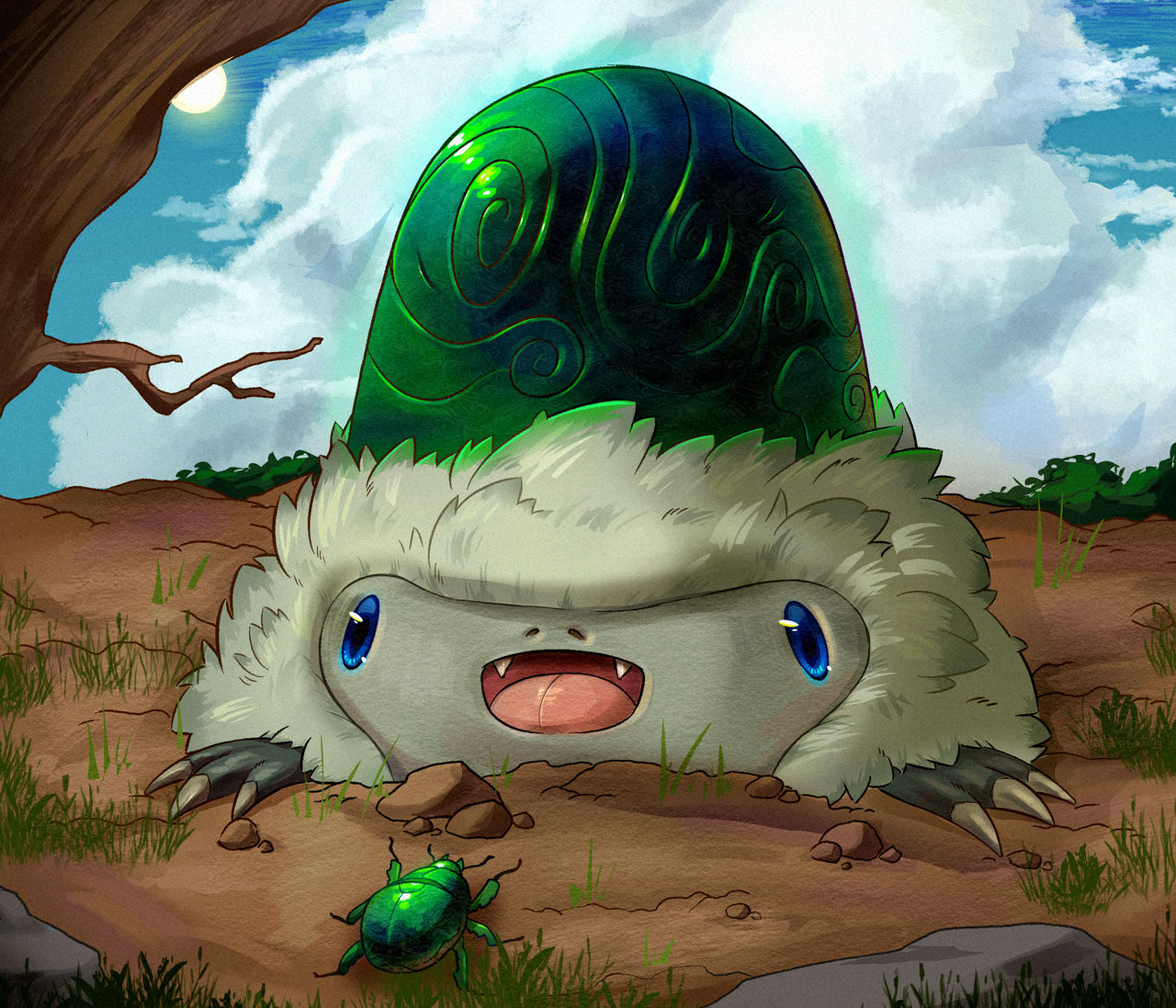 Creature Concept Illustration by Rappenem on DeviantArt