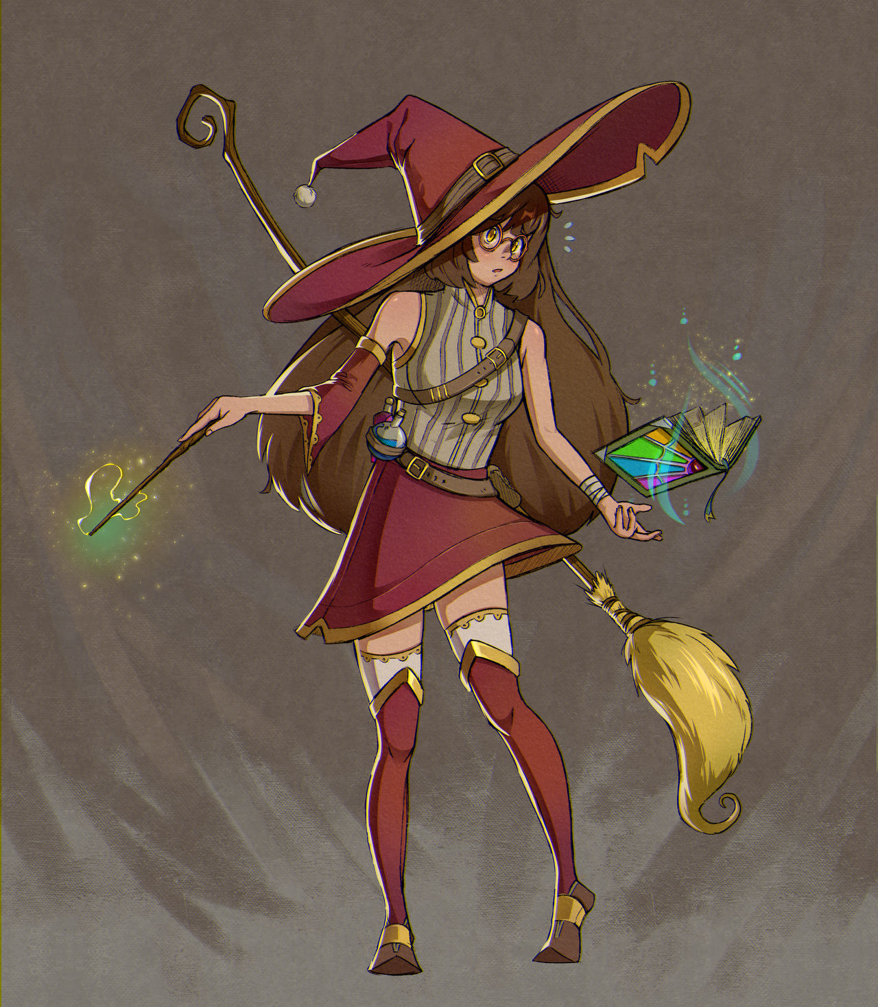 Clumsy Witch by Rappenem on DeviantArt