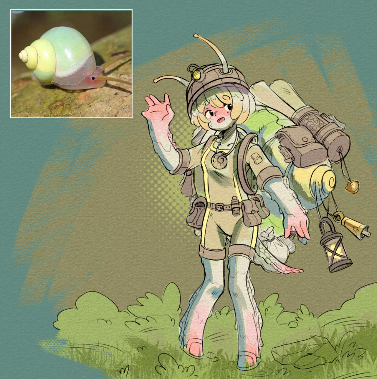 Snail Explorer Snail Adventurer by Rappenem on DeviantArt