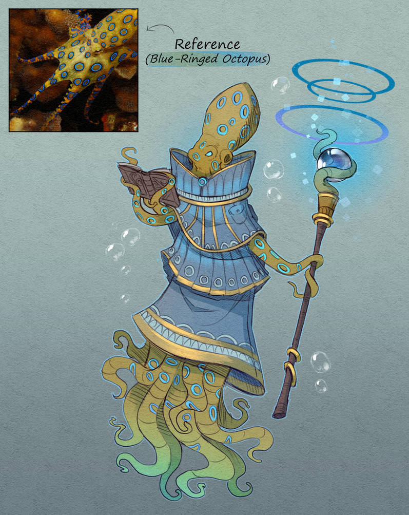 Blue Rings Character Daily Character | Blue Ring Mage by Rappenem on DeviantArt