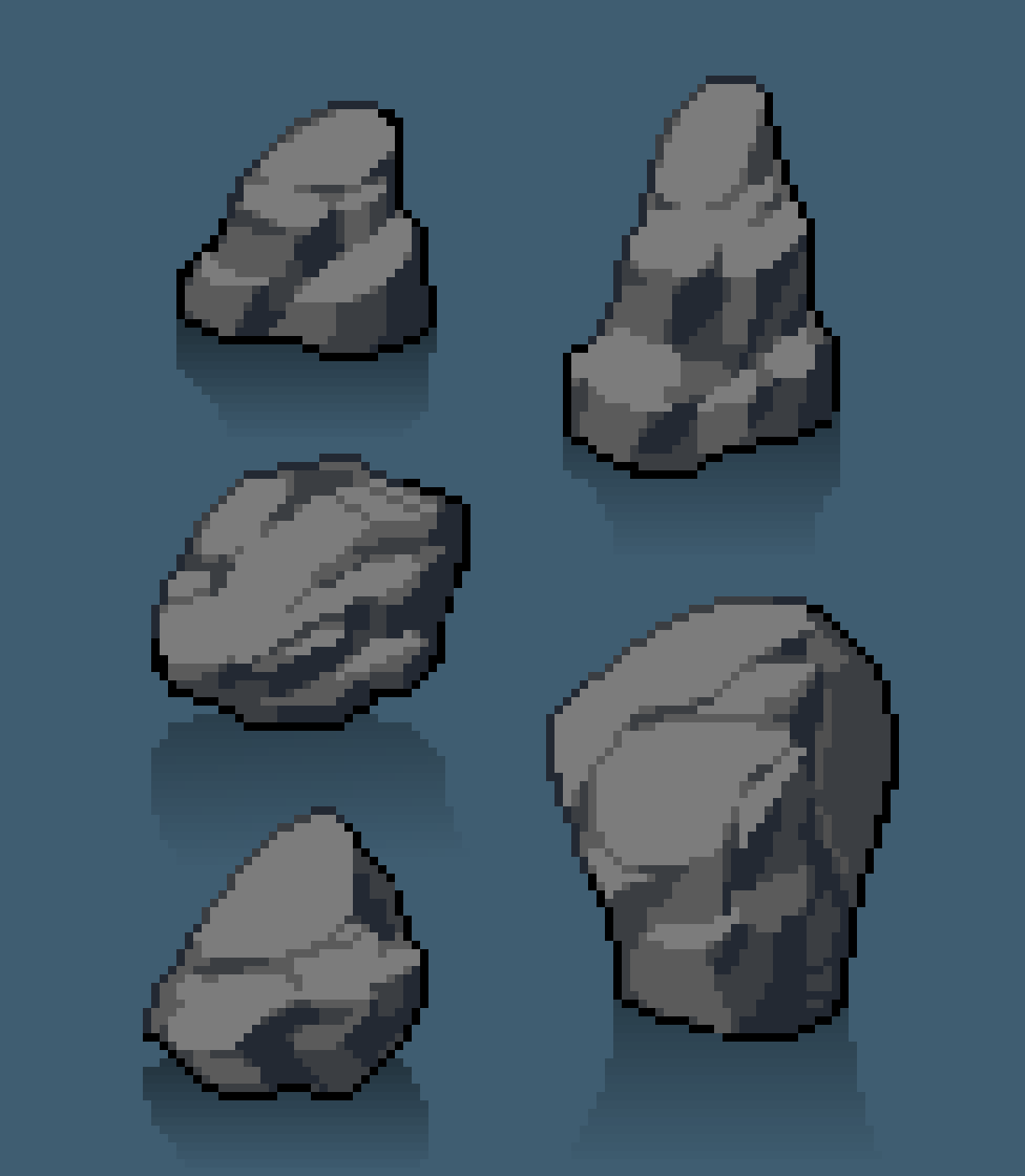 2d Sprites Background Rocks Rock Sprites by Rappenem on DeviantArt