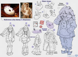Sea Bunny Concept Sketches