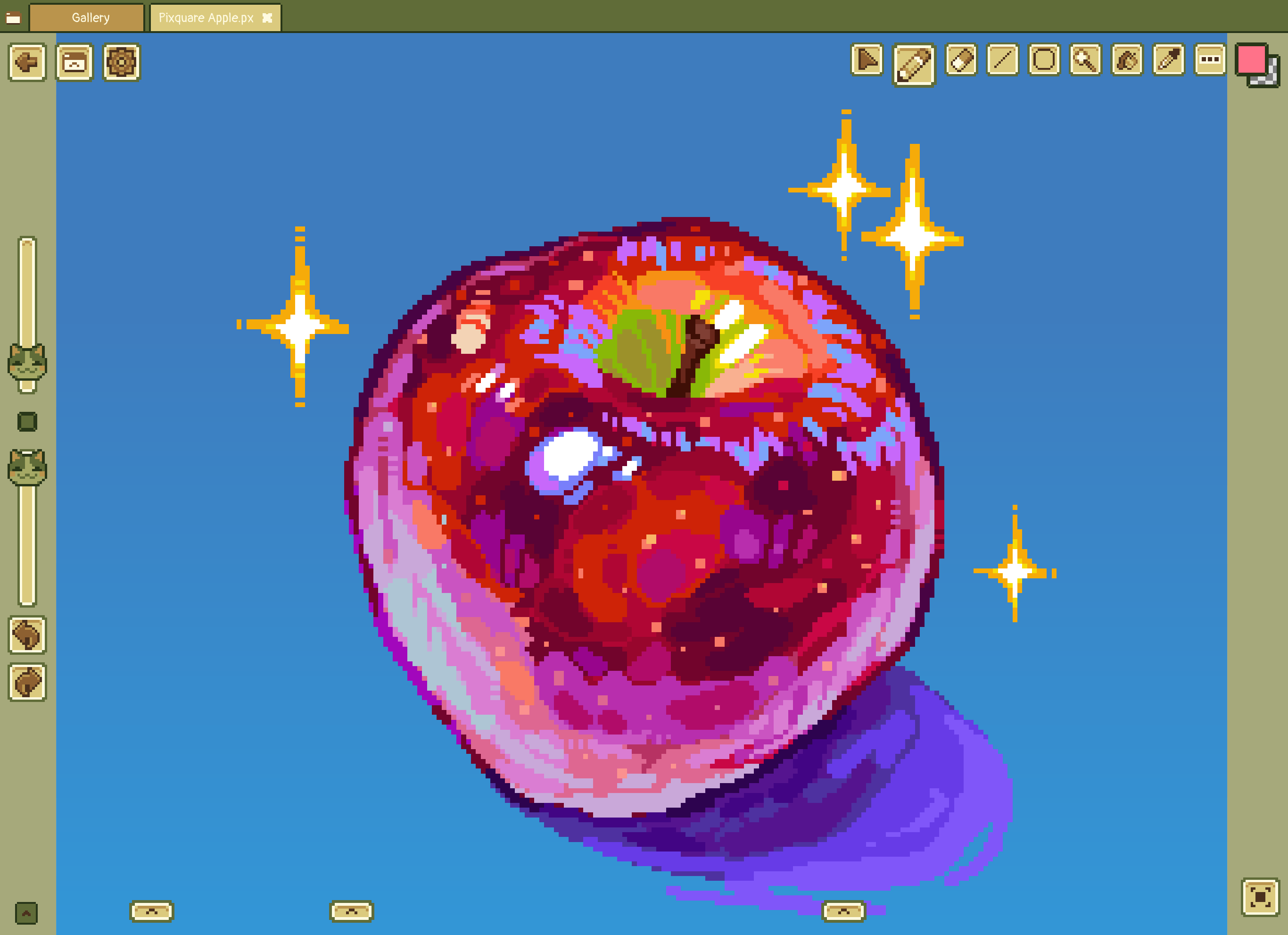 Pixeled Apple Pixel Apple by Rappenem on DeviantArt
