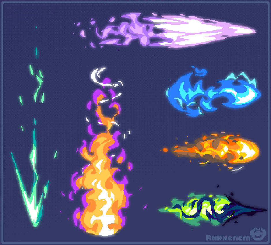 Projectile VFX Compilation by Rappenem on DeviantArt