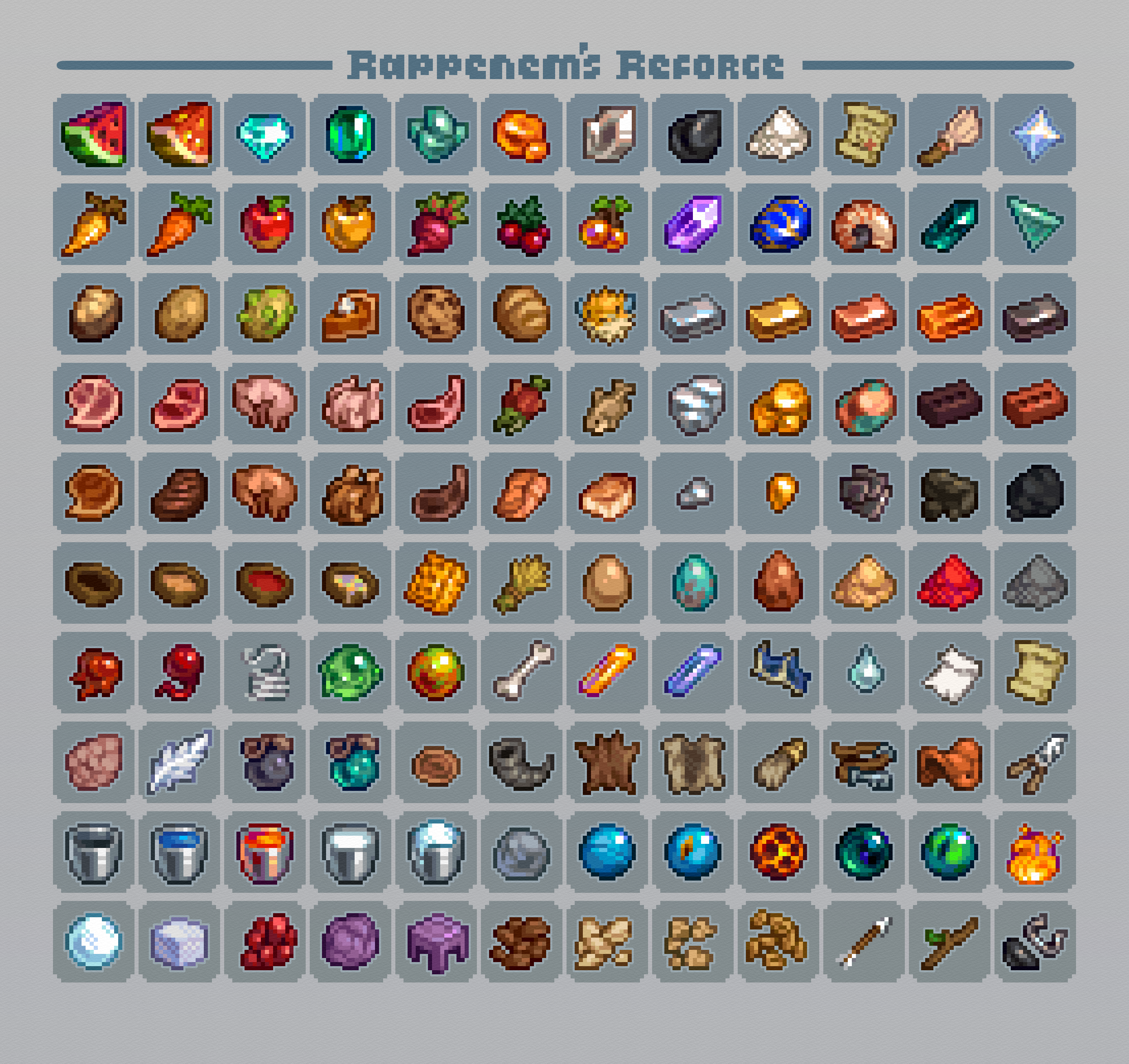Items In Minecraft Minecraft Item Resprites by Rappenem on DeviantArt