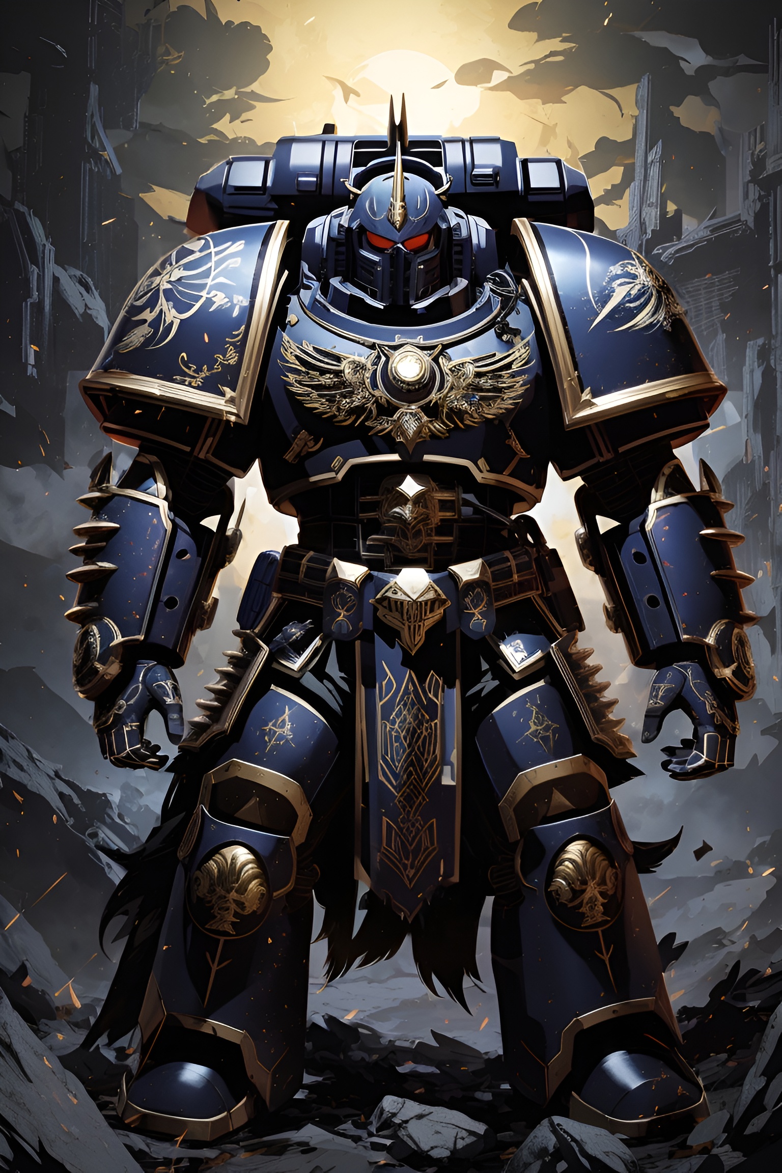 Chaos Space Marine by DalamarLakord on DeviantArt