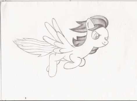 Rainbow Dash Flying 2