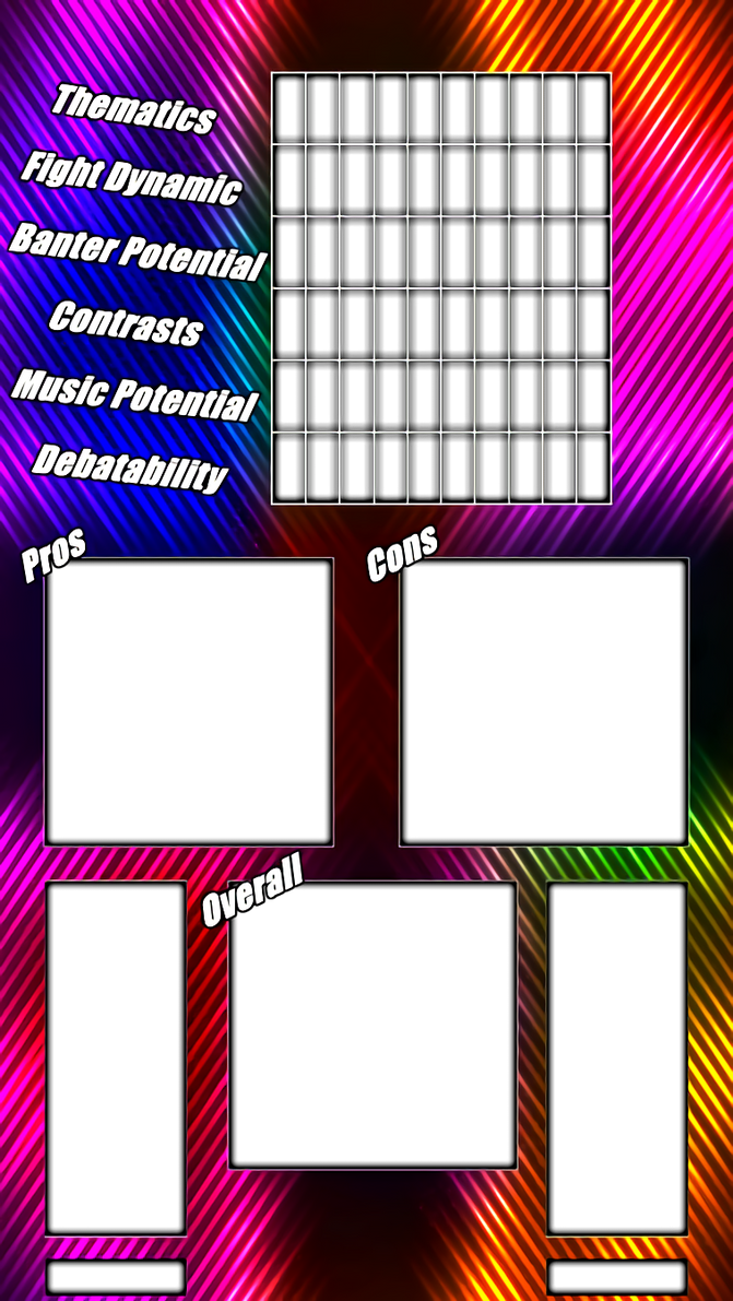 Matchup Breakdown Template by TotallyNotIncina on DeviantArt