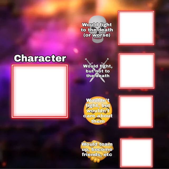 Character Interactions w/Other Characters Template by TotallyNotIncina ...