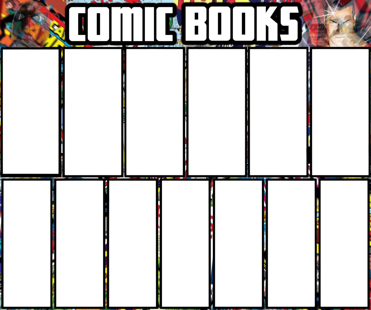 Character Roster Layout Comic Book RoR Roster Template by TotallyNotIncina on DeviantArt