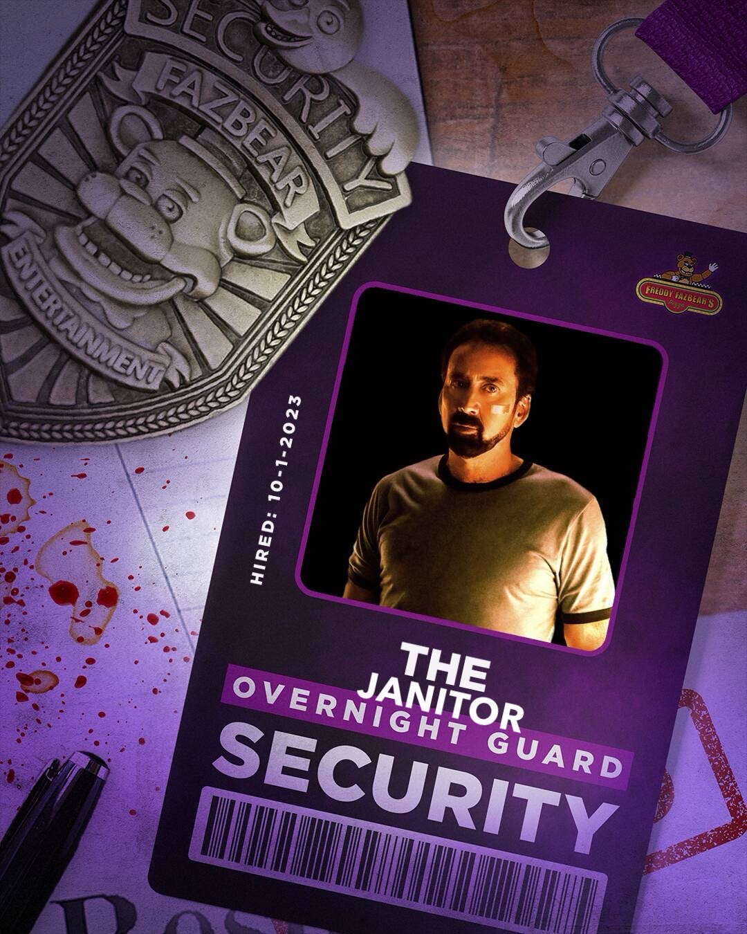 The Janitor FNAF Security Guard Card by TotallyNotIncina on DeviantArt