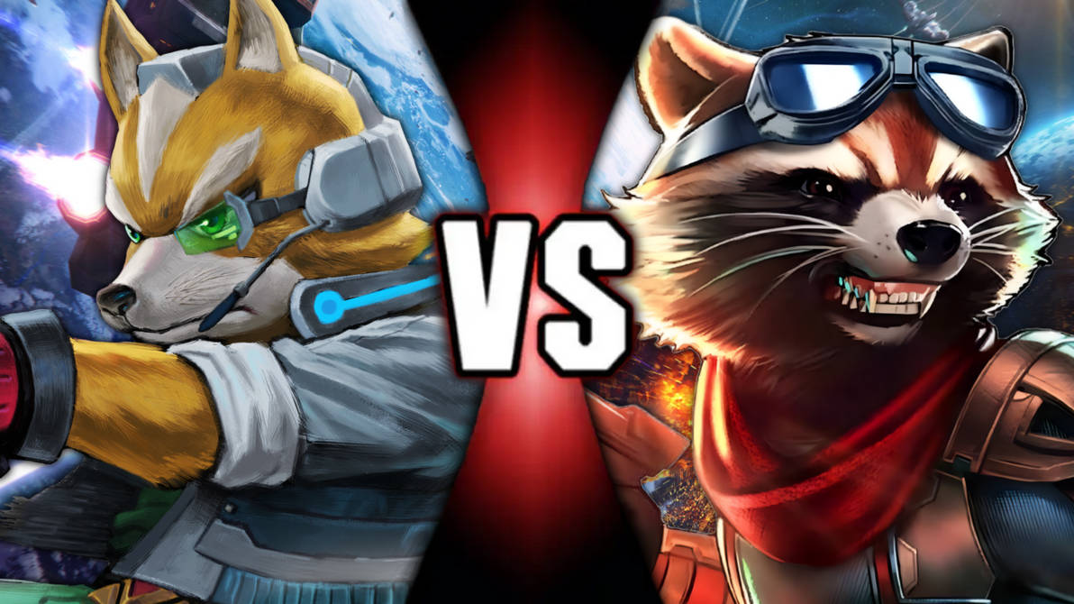 Fox McCloud Vs Rocket Raccoon by TotallyNotIncina on DeviantArt