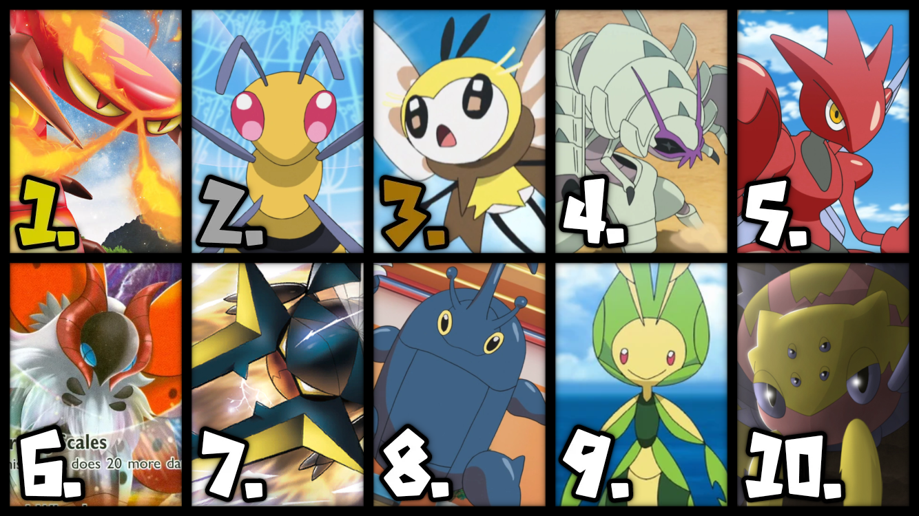 Bug Net Pokemon Top 10 Favorite Bug Pokemon by TotallyNotIncina on DeviantArt