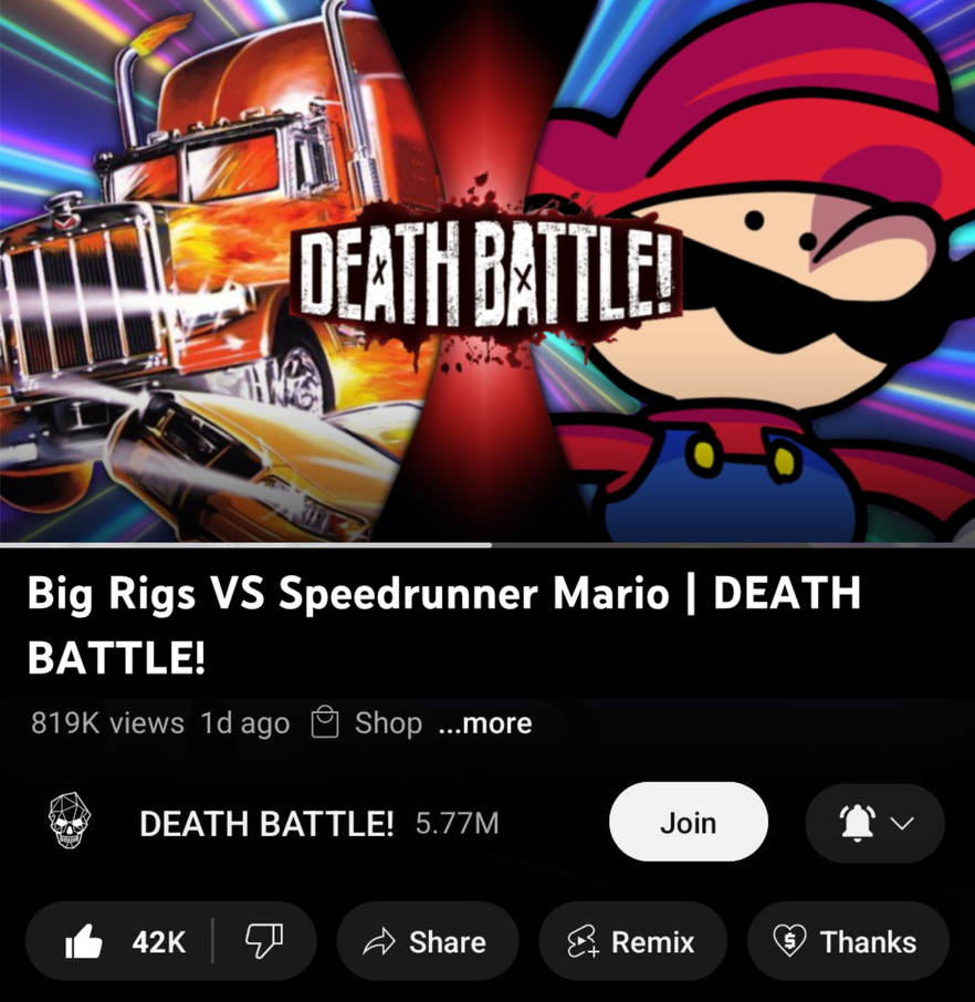Big Rigs Vs Speedrunner Mario: Official Video by TotallyNotIncina on ...