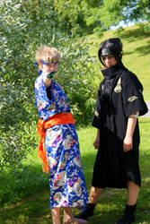 Naru and Sasu - Kimono