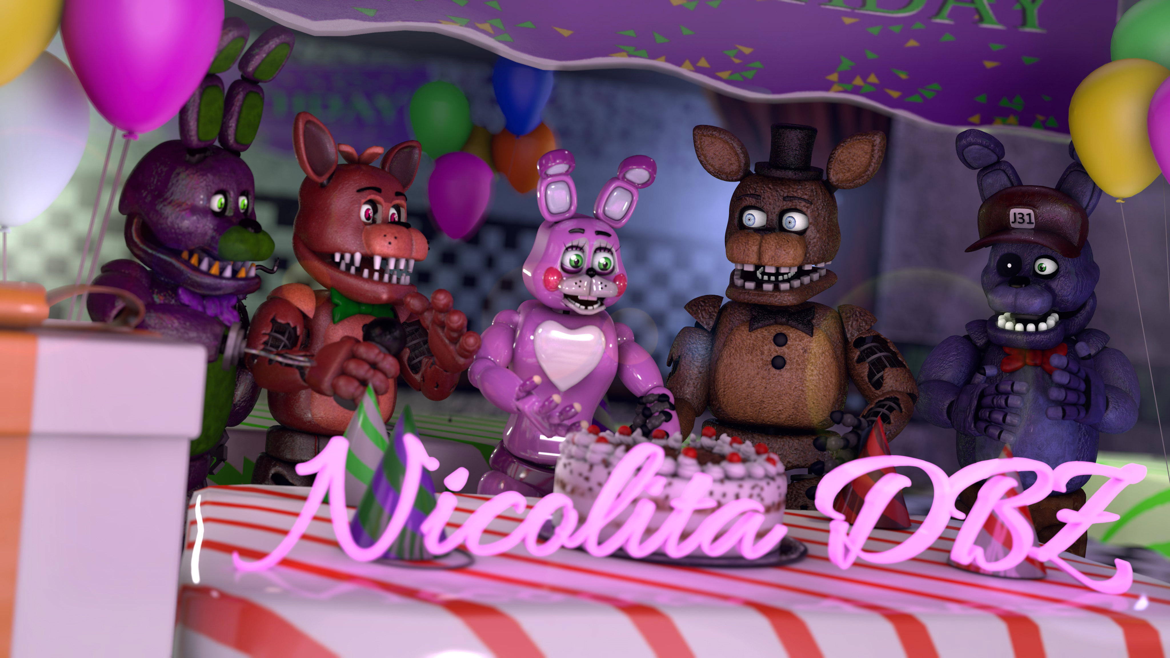 [C4D-FNAF] Congratulations Nico!!!(happy birthday)