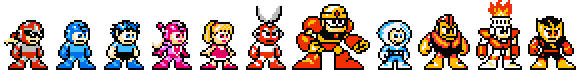 Remastered 8-bit MM1 Robot masters