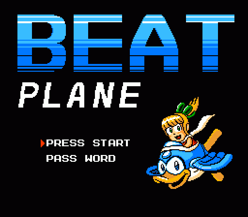 Beat Plane: Title Screen