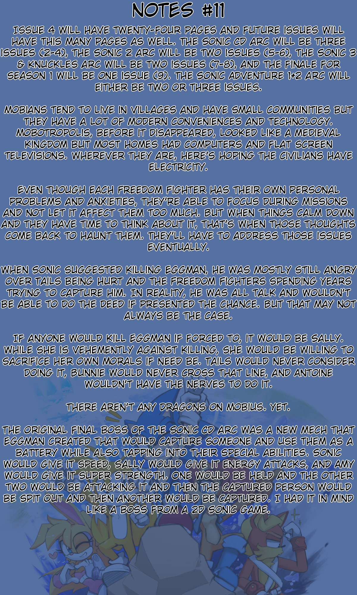 Sonic Note Sonic and the Freedom Fighters Notes #11 by Mobius-Comics on DeviantArt
