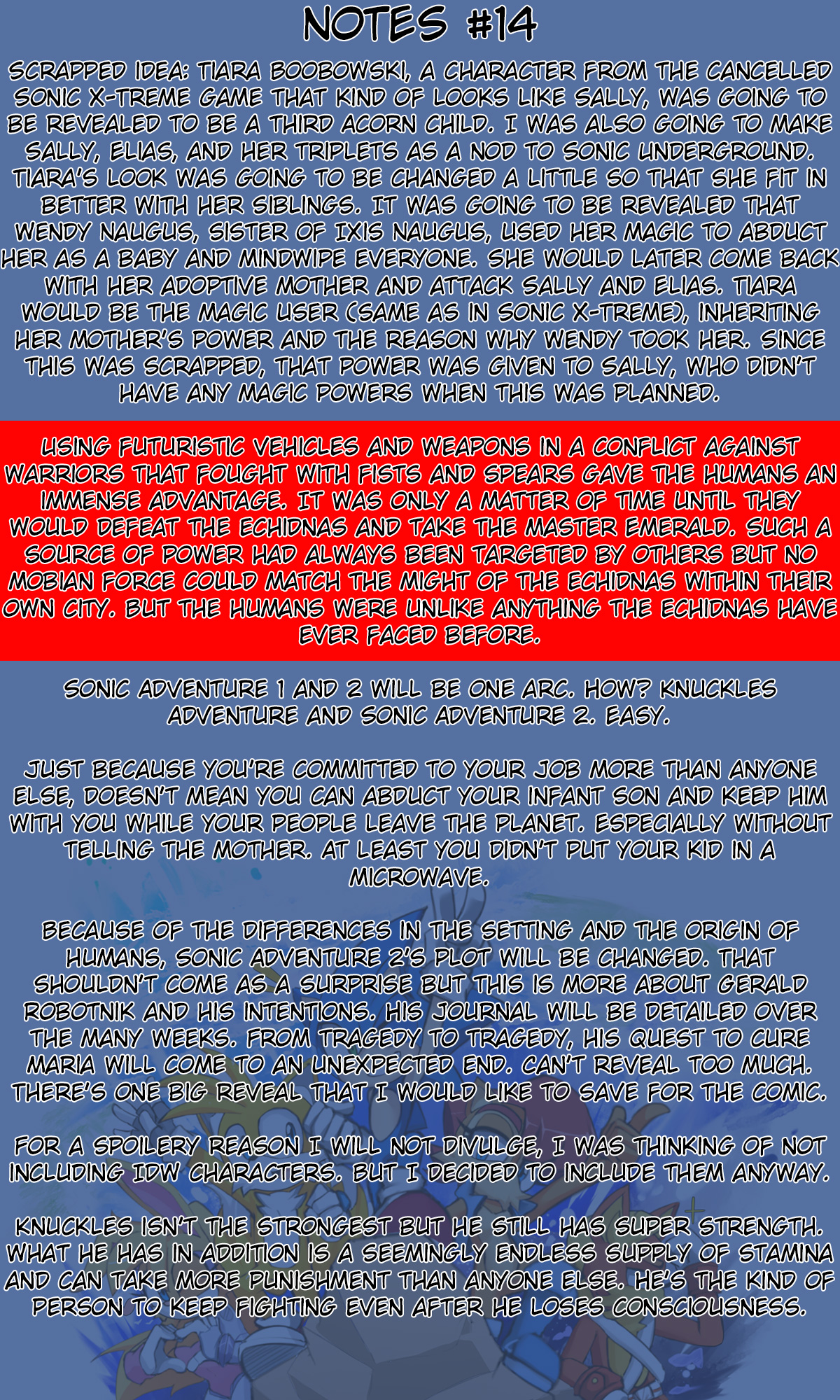 Sonic Note Sonic and the Freedom Fighters Notes #14 by Mobius-Comics on DeviantArt