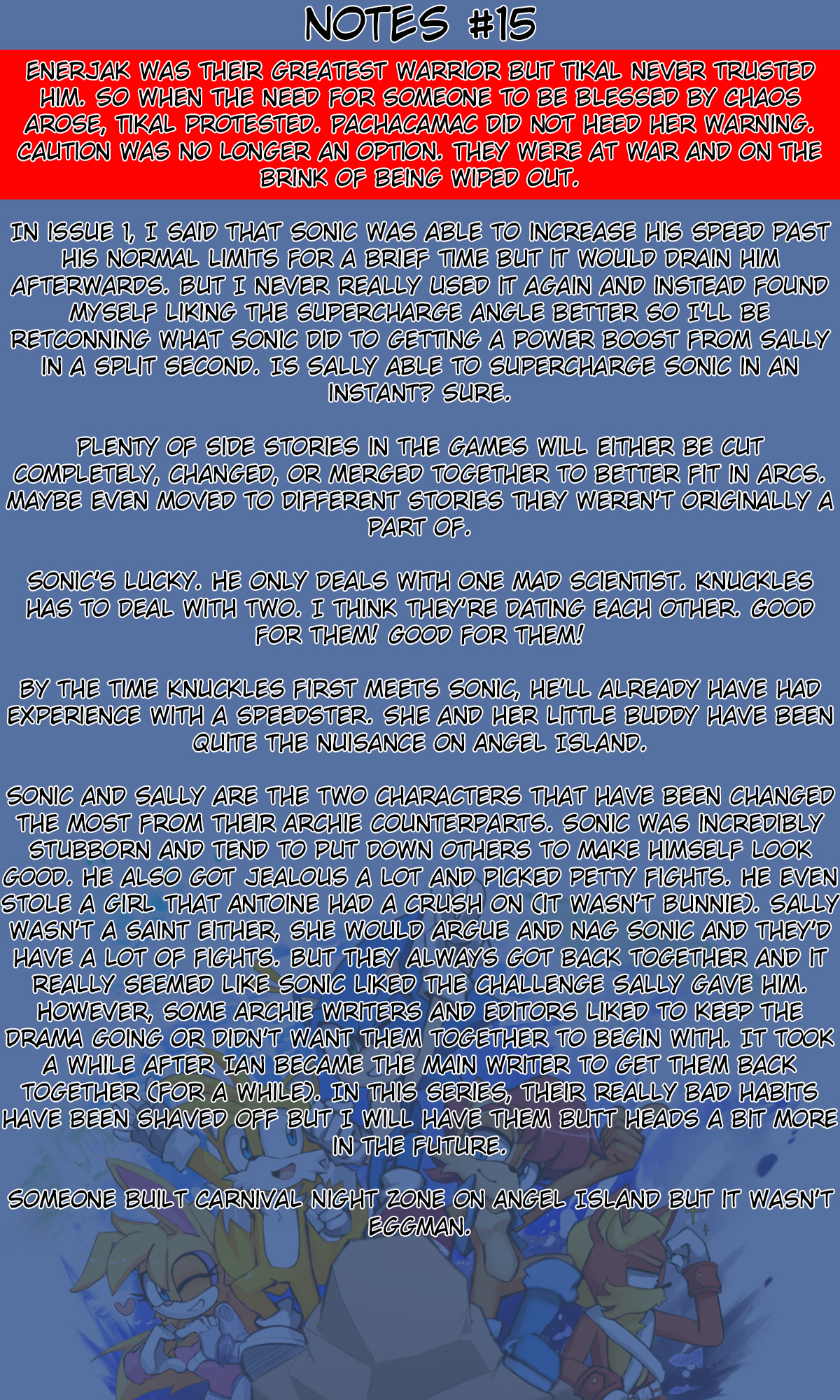 Sonic Note Sonic and the Freedom Fighters Notes #15 by Mobius-Comics on DeviantArt