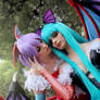 Morrigan and Lilith Aensland