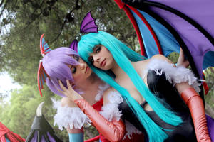 Morrigan and Lilith Aensland