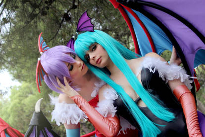 Morrigan and Lilith Aensland