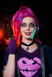 Jinx Slayer cosplay