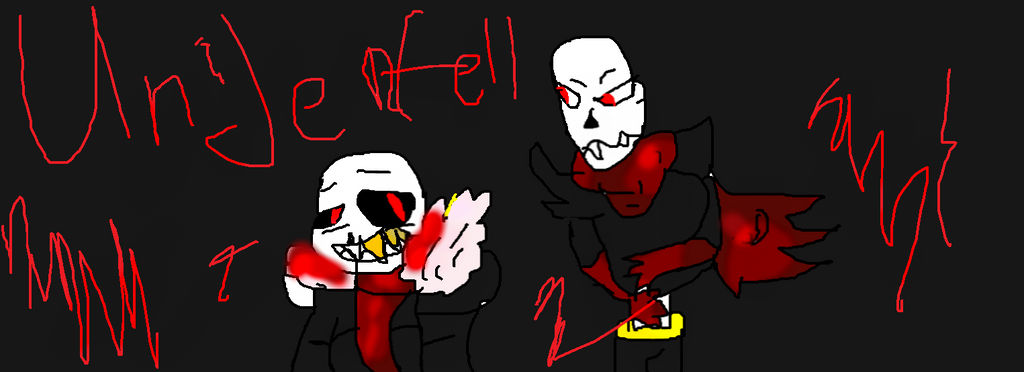 Underfell Papyrus and Sans by MissUndertaleAndFNAF on DeviantArt