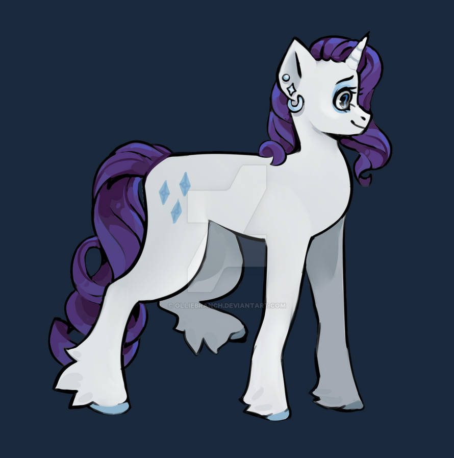 Rarity MLP fanart by olliebranch on DeviantArt