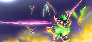 death rainbow puppy by Eeryl death rainbow puppy by Eeryl