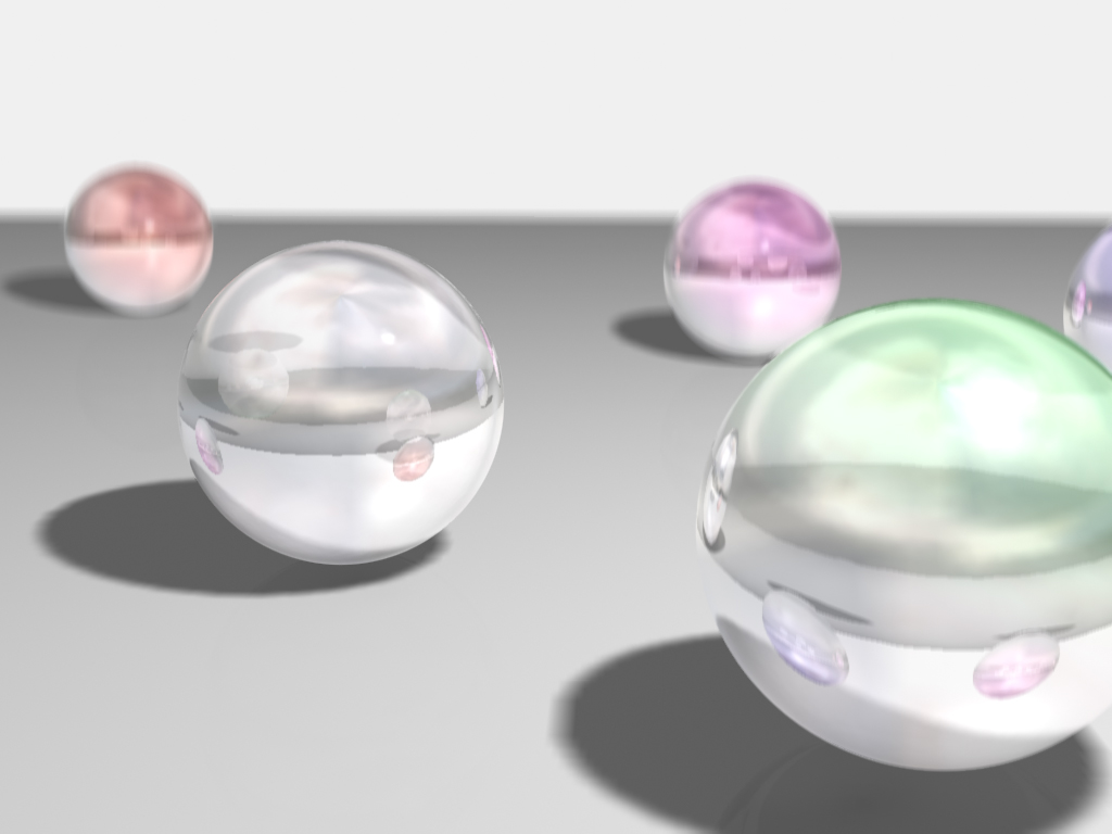 shiny coloured ball thingies