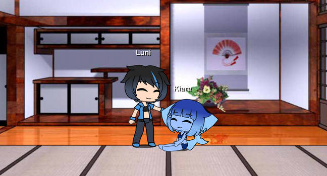 my new pokemon, Kiara, half vaporeon half human